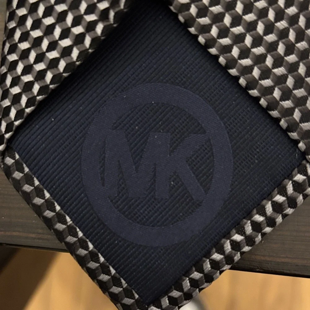 Michael Kors & Nautica 100% Silk Tie Bundle | Set of 2 | Checker & Pattern Set